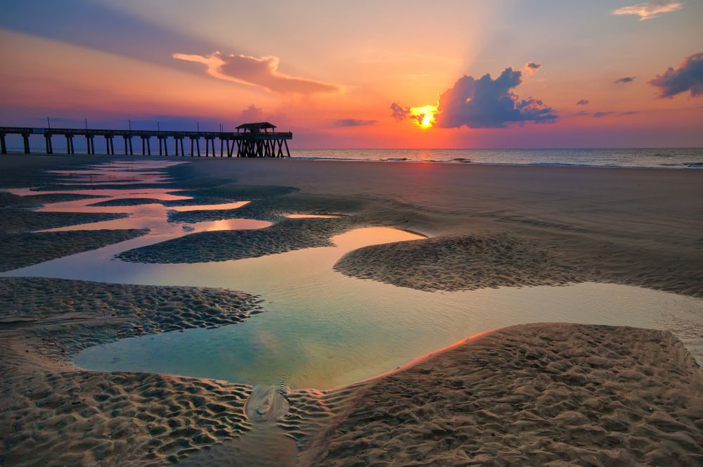 Tybee Island Pier Sunrise