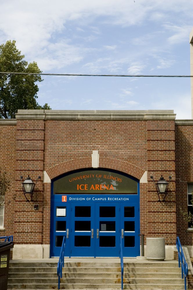 Exterior of University of Illinois Ice Arena