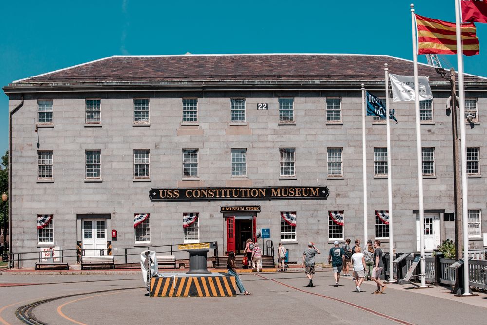 Facade of USS Constitution