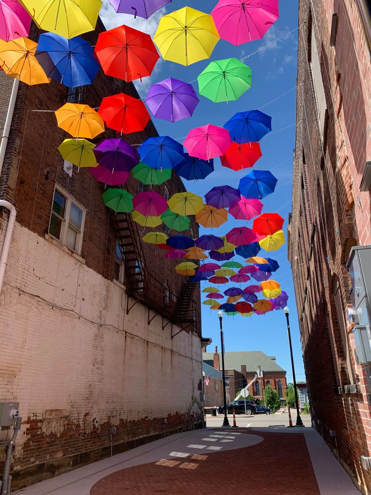 View of Umbrella Alley