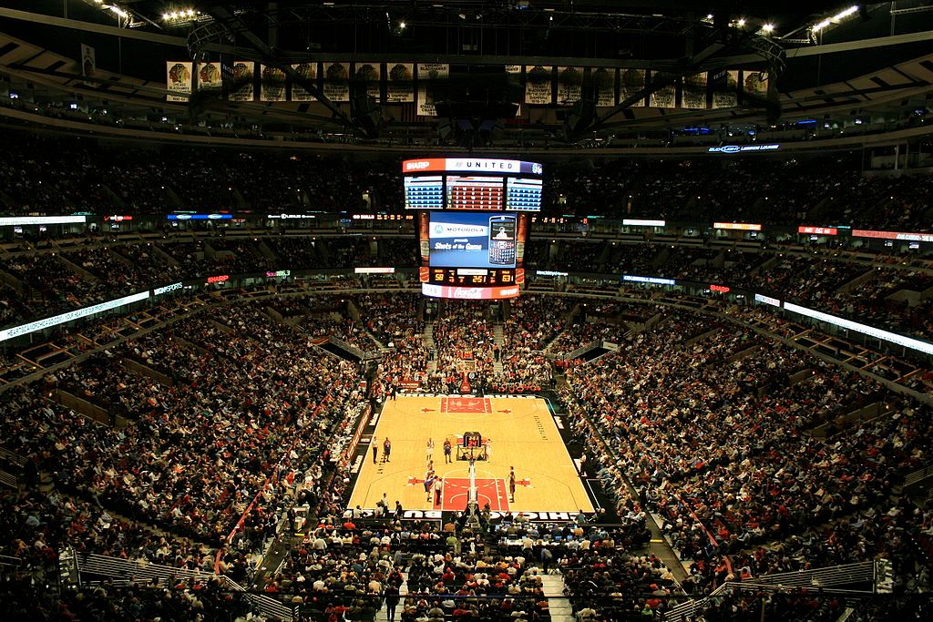 Interior view of United Center