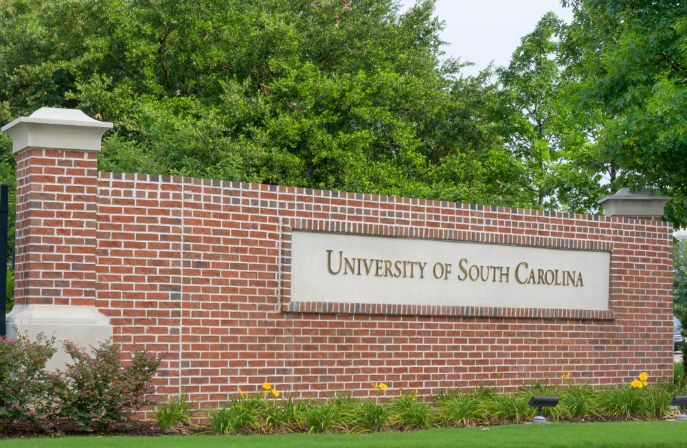 Signage of the University of South Carolina