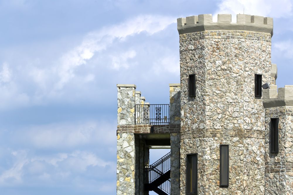 One of Kentucky Castle's tower