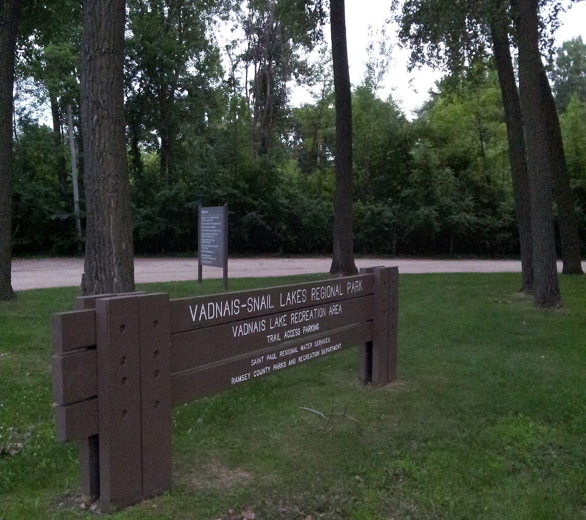 Signage of the Vadnais-Snail Lake Regional Park