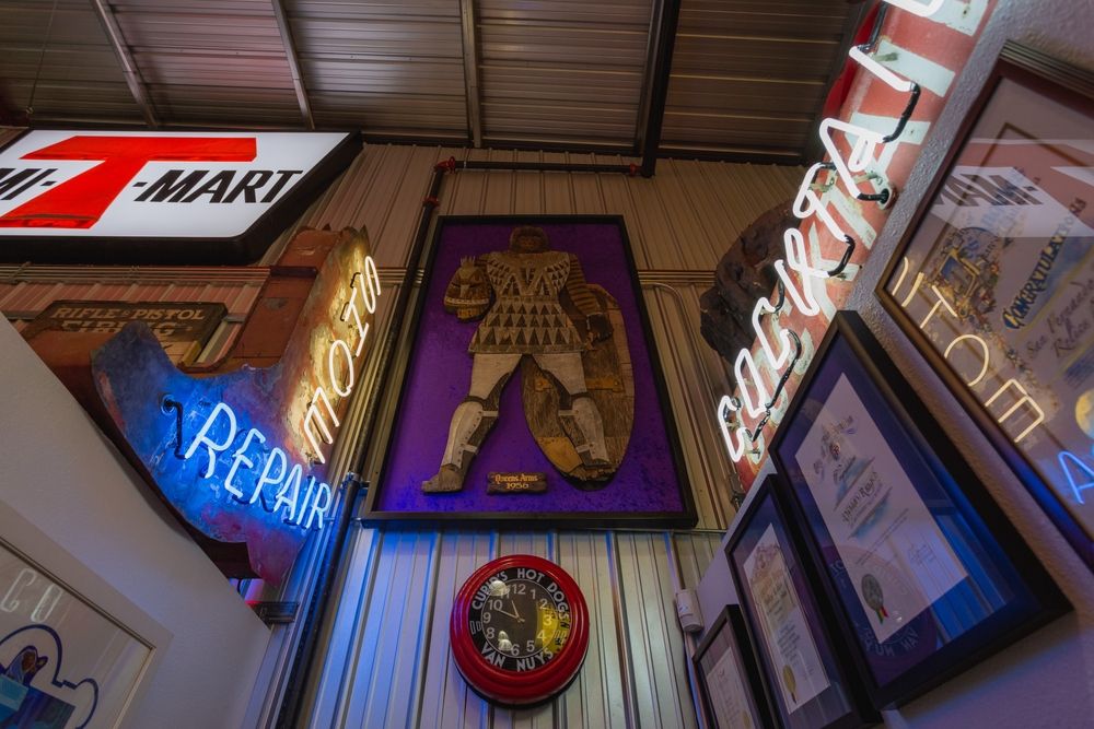 Neon signages at Valley Relics Museum