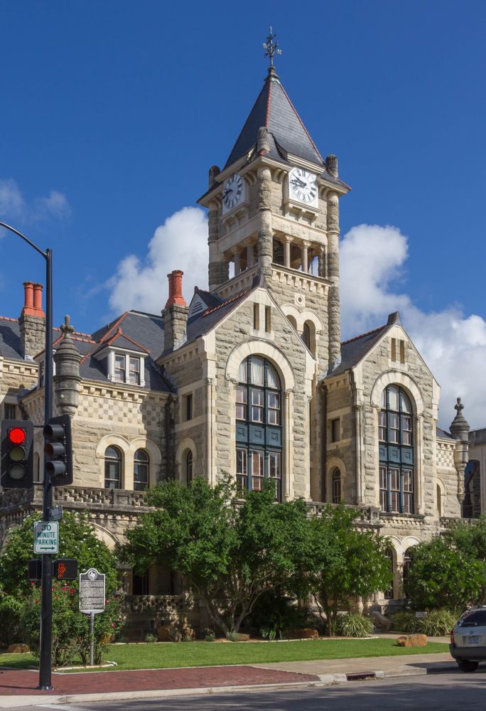 Exterior of Victoria County Courthouse