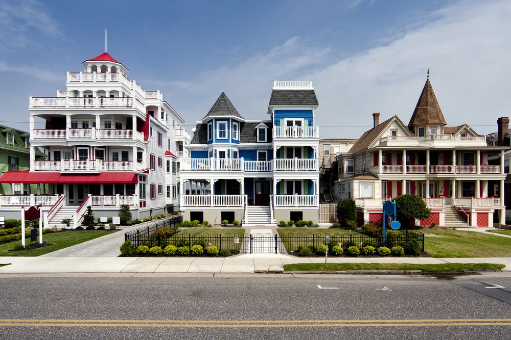 Victorian style building in Cape May
