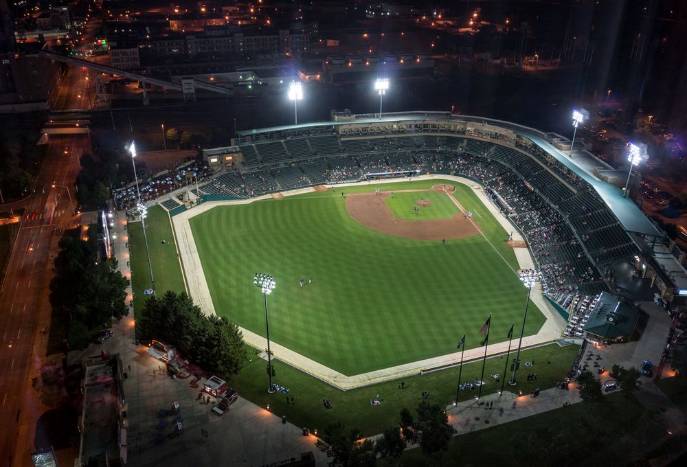 Top view of the Victory Field