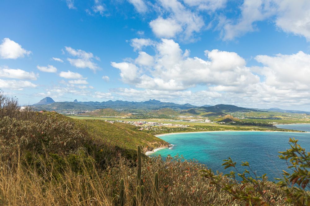 View of the waters from Vieux Fort