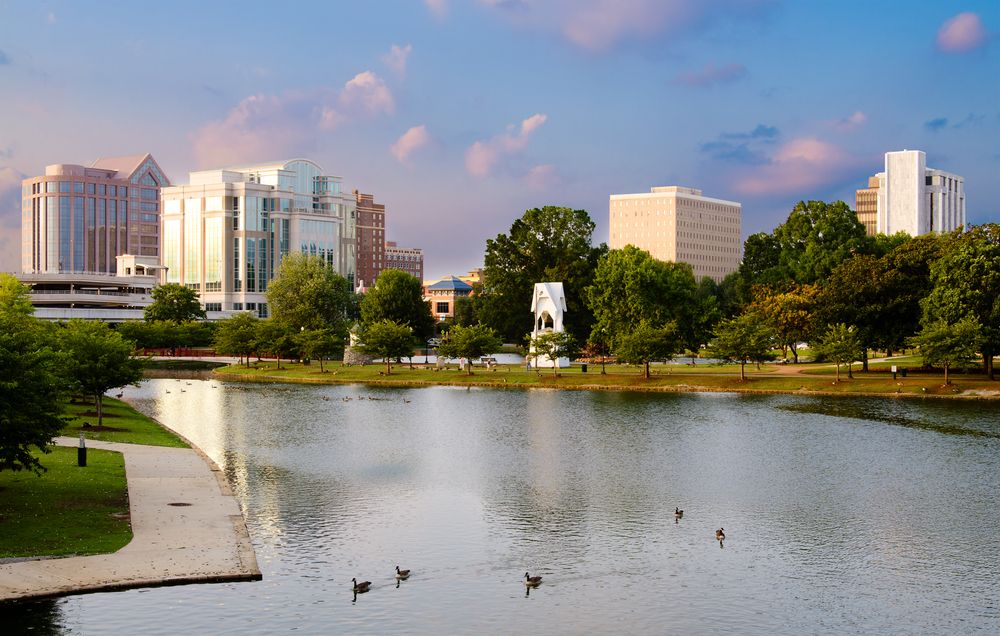 Scenice View of Downtown Huntsville