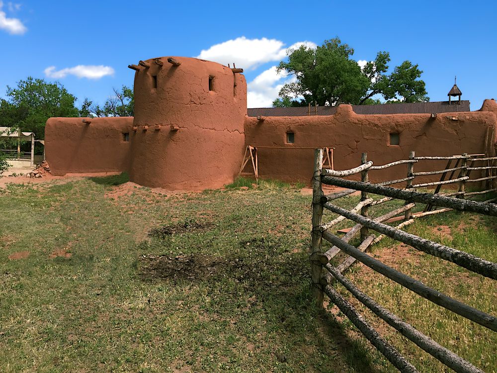 View of El Rancho de las Golondrinas