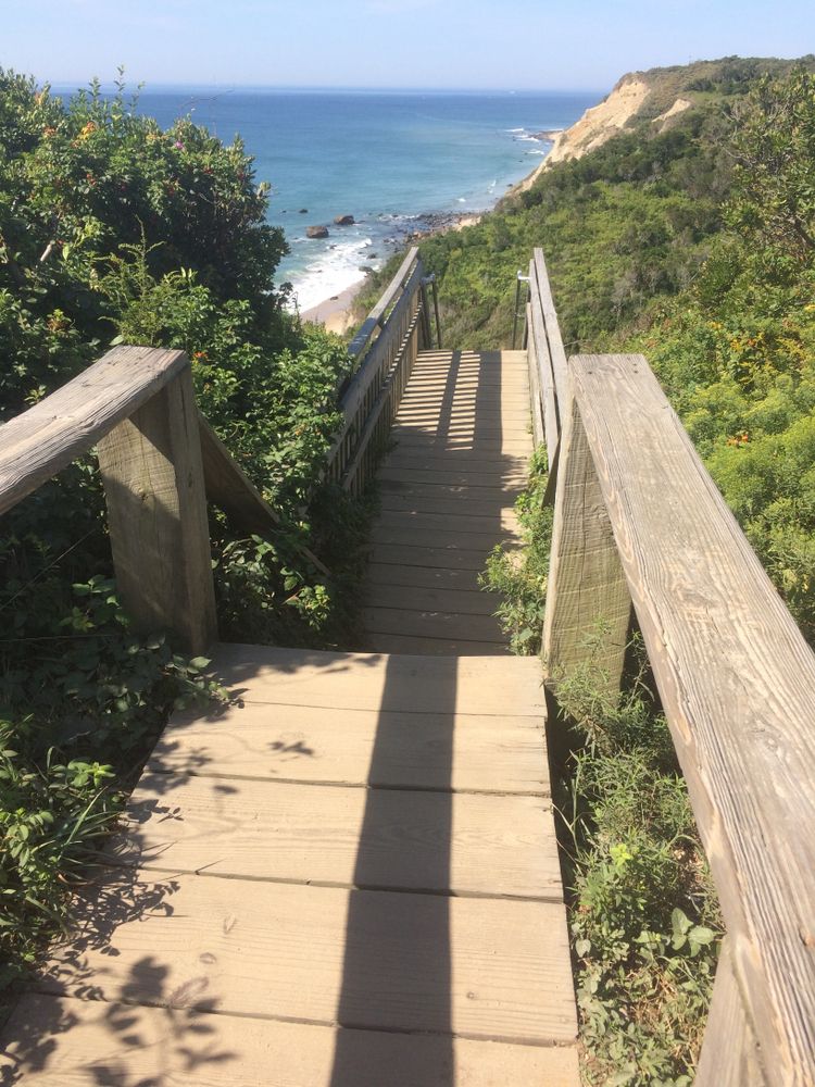 View of Mohegan Bluffs