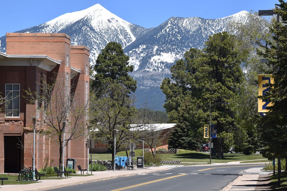 Campus Street view of Northern Arizona University Campus