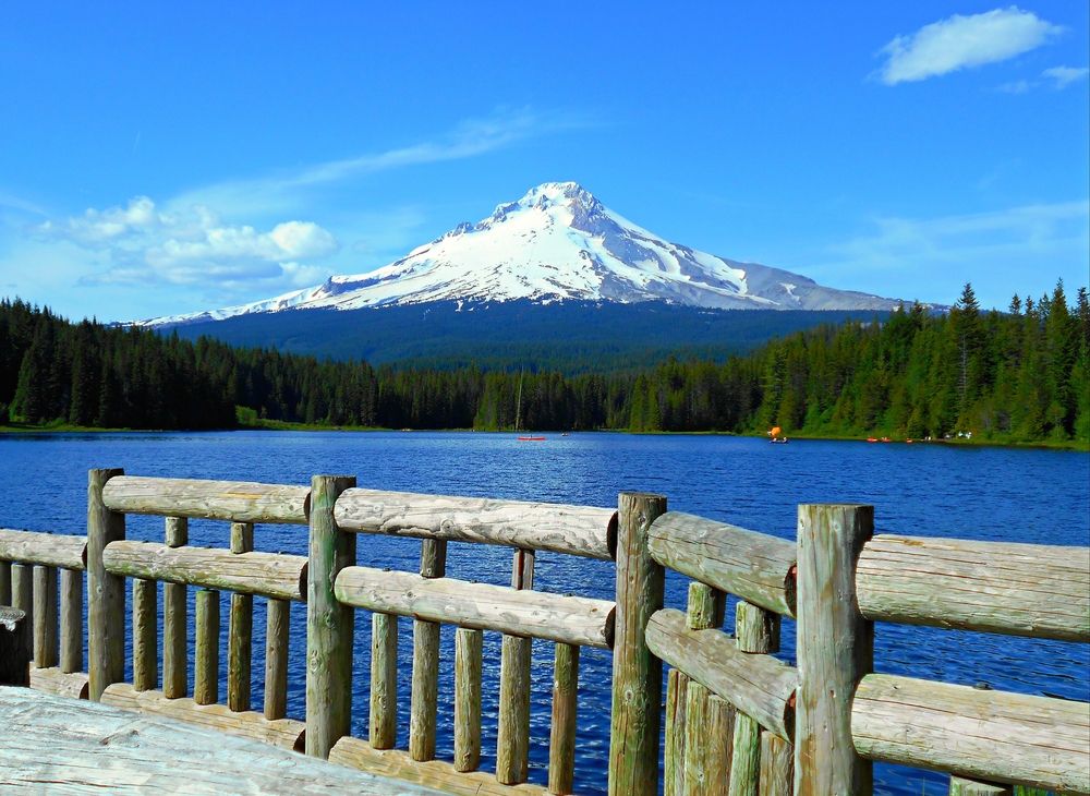 View of Trillium Lake