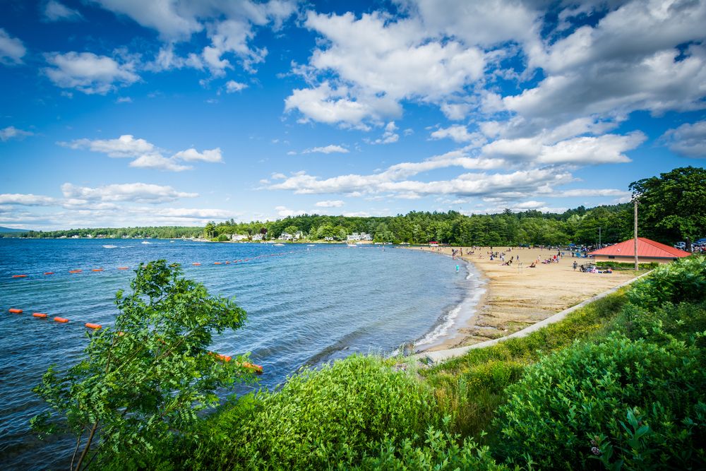 Scenic view of Weirs Beach