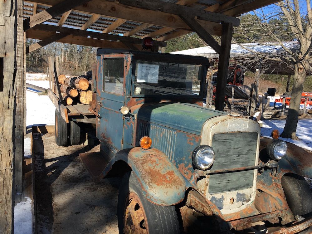 Vintage Autocar in Forest Resource Education Center