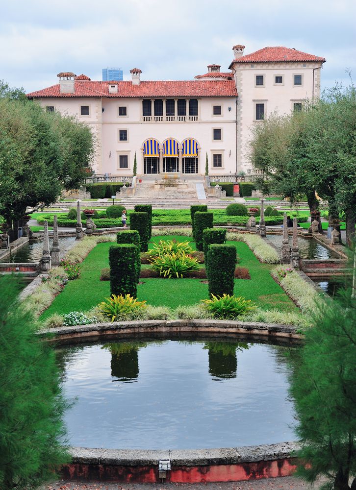 Gardens and ponds at Vizcaya Museum