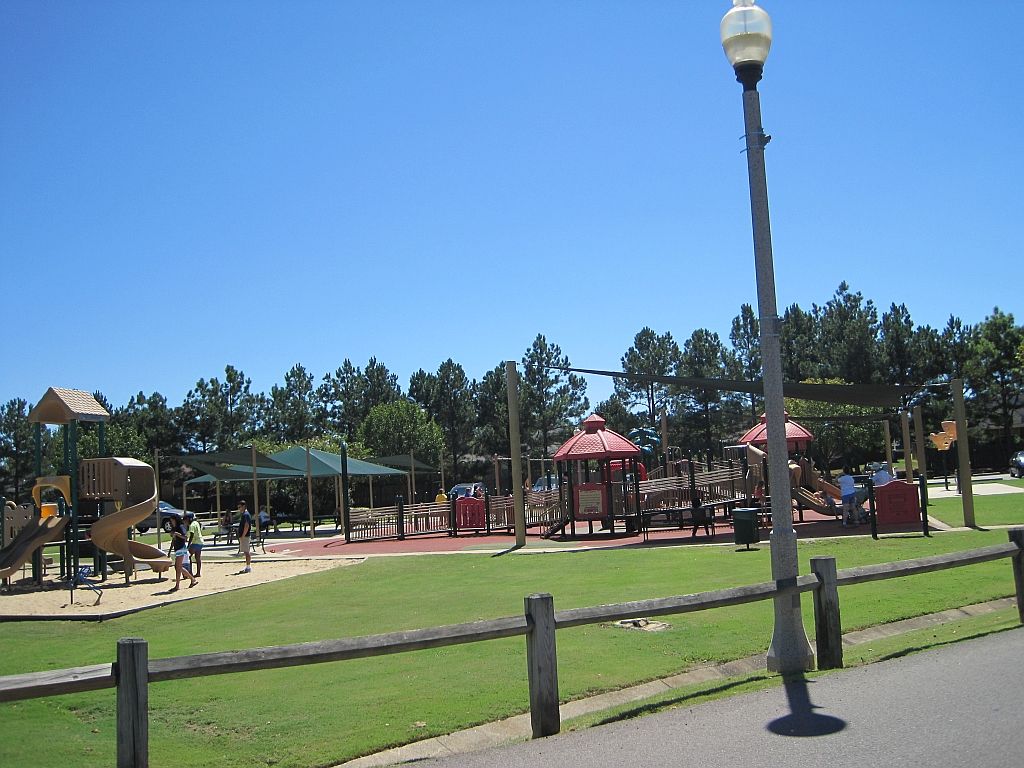 Play area at W.C. Johnson Park