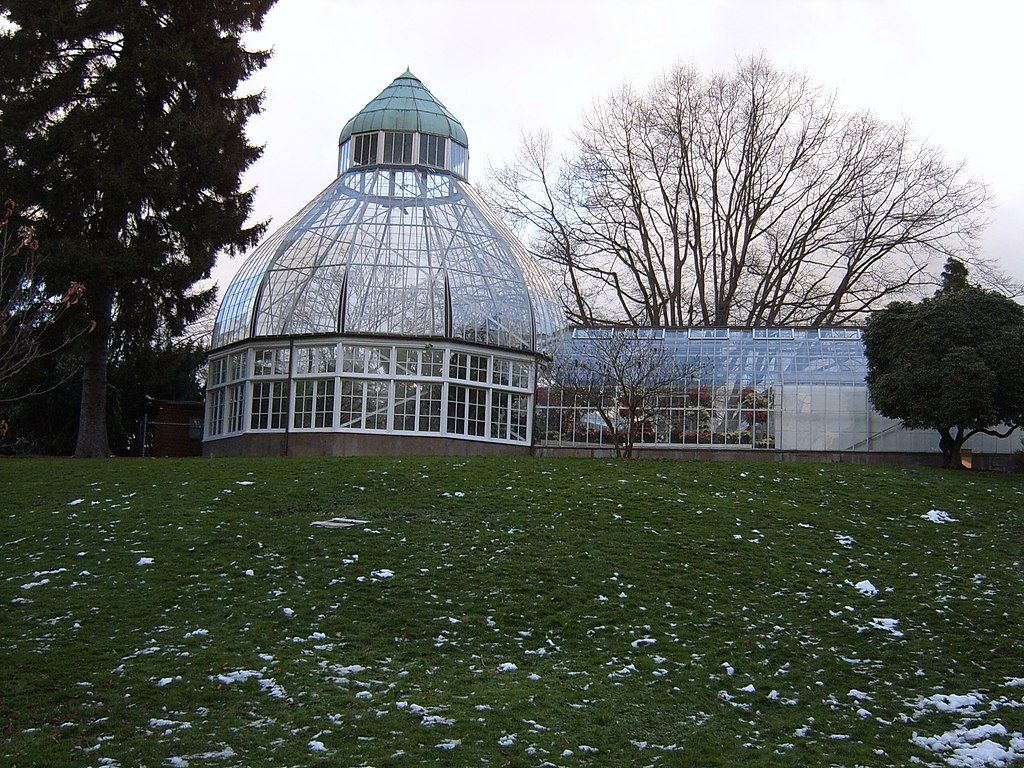 Glass house at the W.W. Seymour Botanical Conservatory