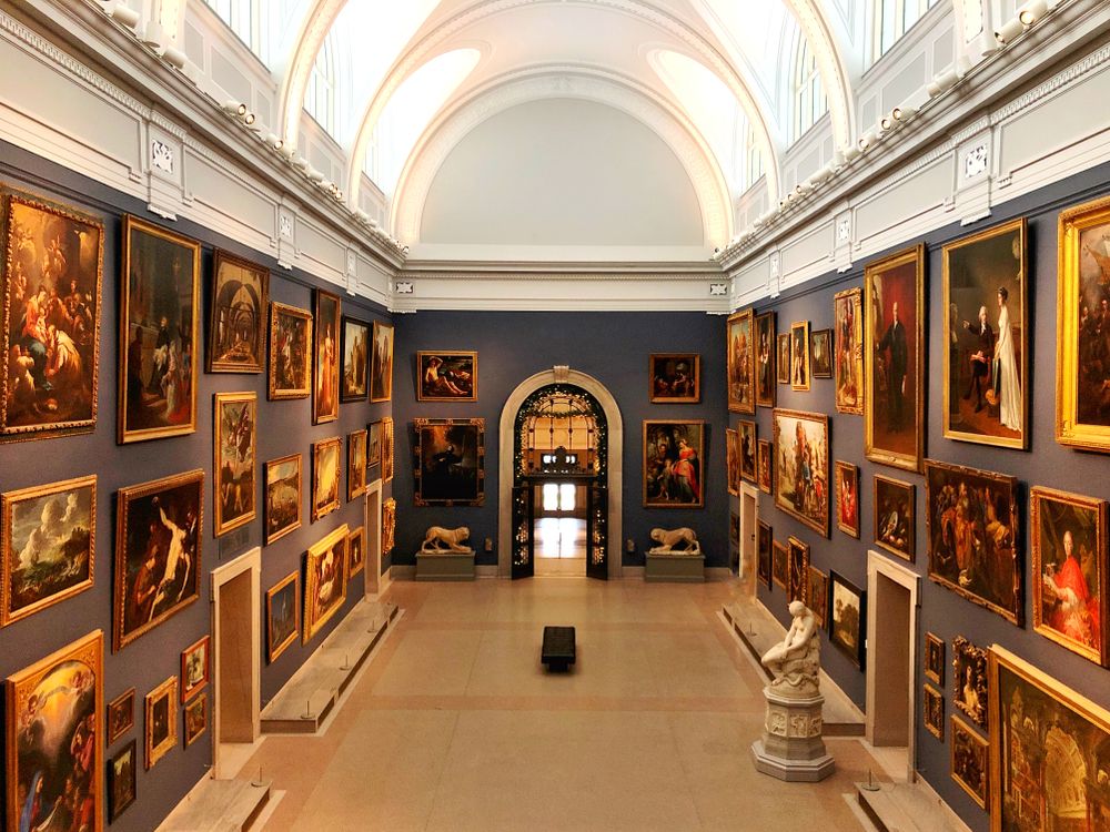 Interior of Wadsworth Atheneum