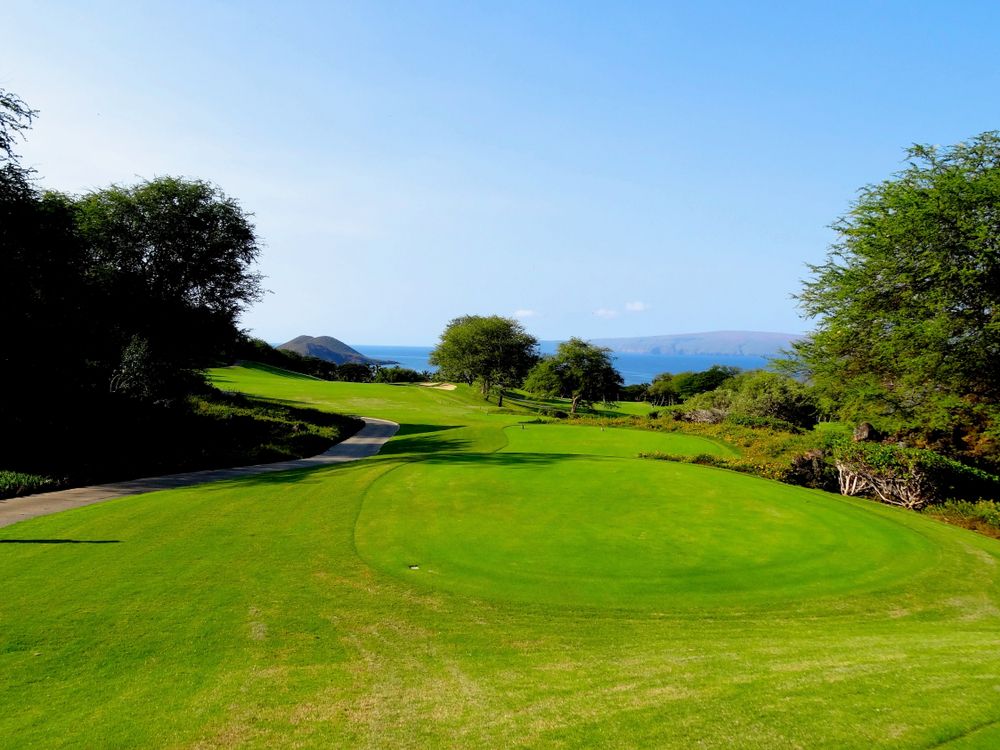 Spectacular view of Wailea Golf Club
