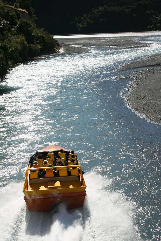 Jet Boat ride in Waimakariri River