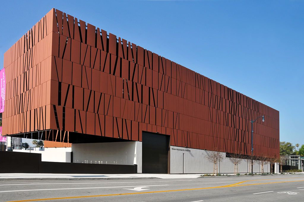 Exterior view of the Wallis Annenberg Center for the Performing Arts