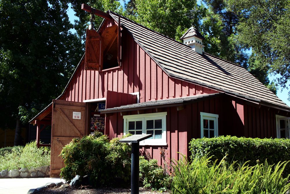 Exterior view of Walt Disney’s Carolwood Barn