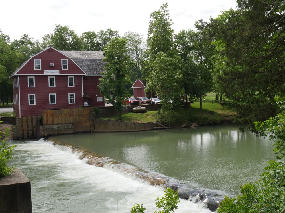 Scenic view of the War Eagle Mill