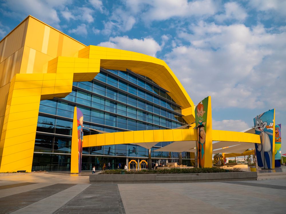 Entrance of Warner Bros. World Abu Dhabi