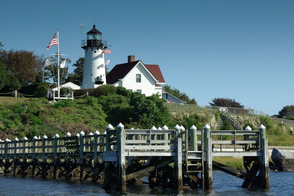 Scenic view of the Warwick Lighthouse