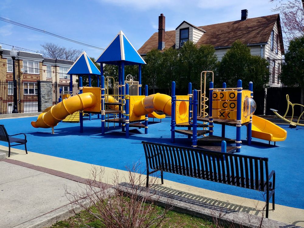Kids play area at Washington Park