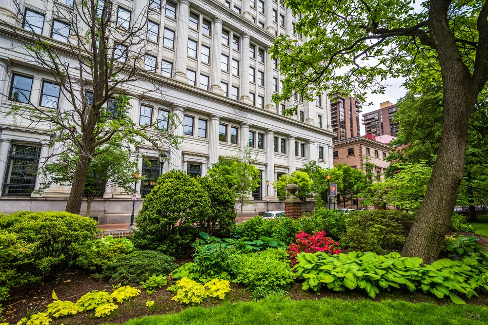 Garden at Washington Square Park