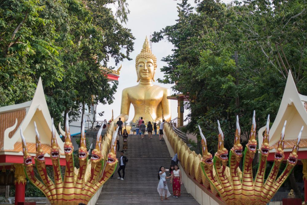Buddha in Wat Phar Khao Yai