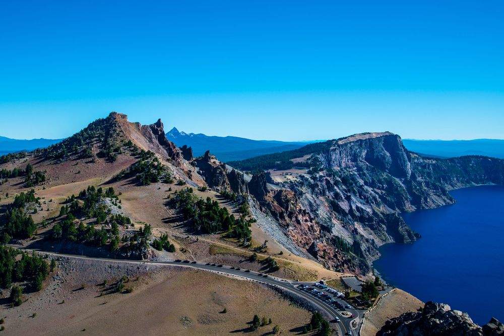 Mesmerizing view of Watchman Peak Overlook