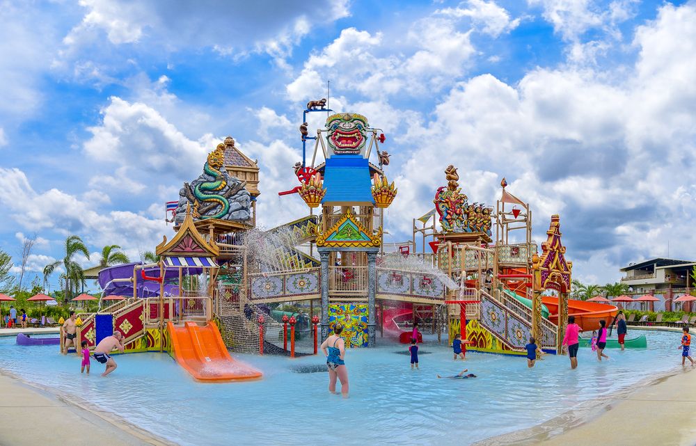 Water ride in RamaYana water park, Pattaya