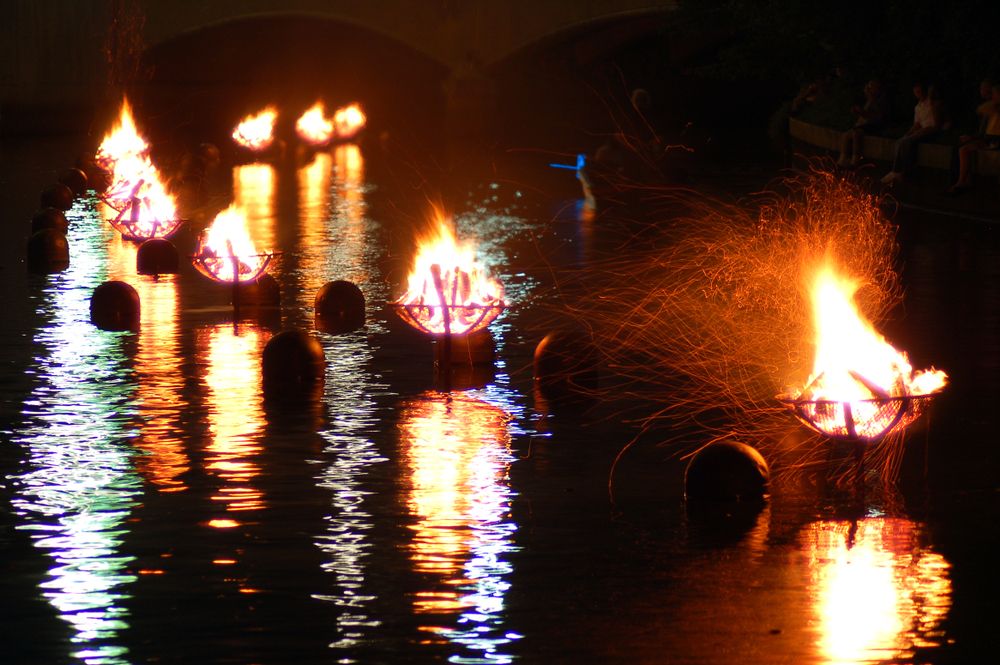 Fire pit at the WaterFire Event