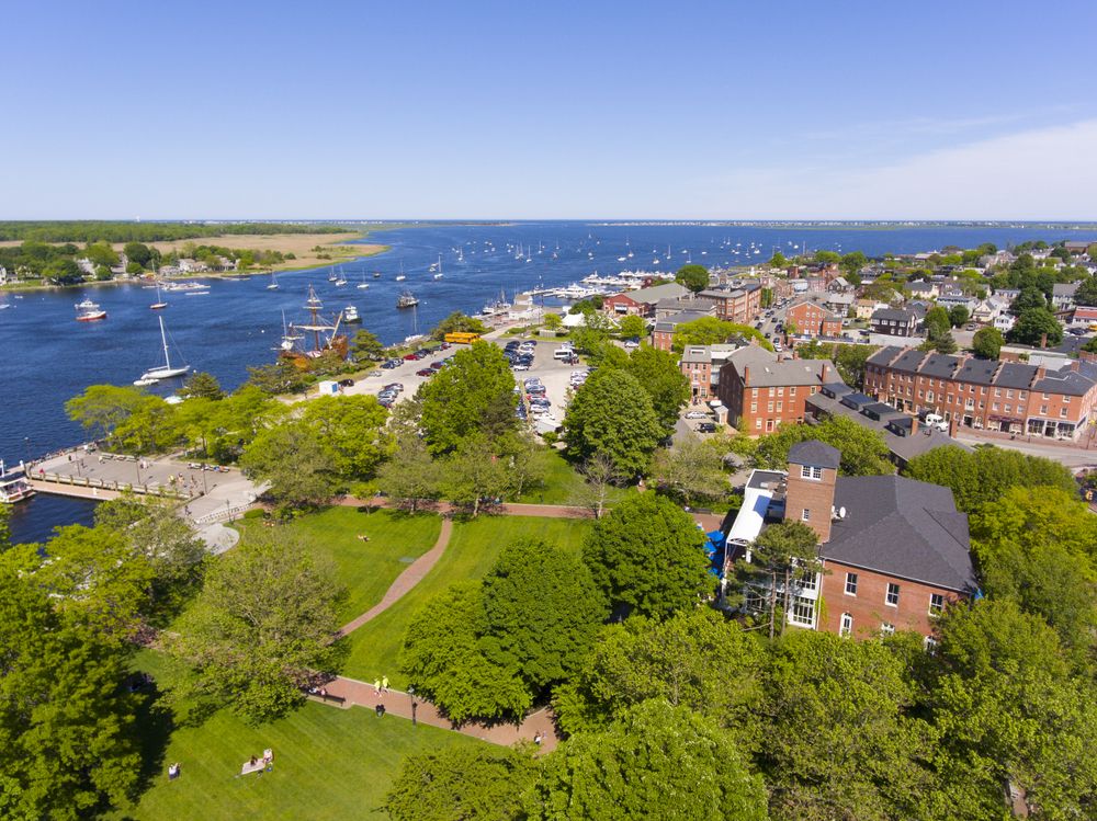 Aerial view of Waterfront Park