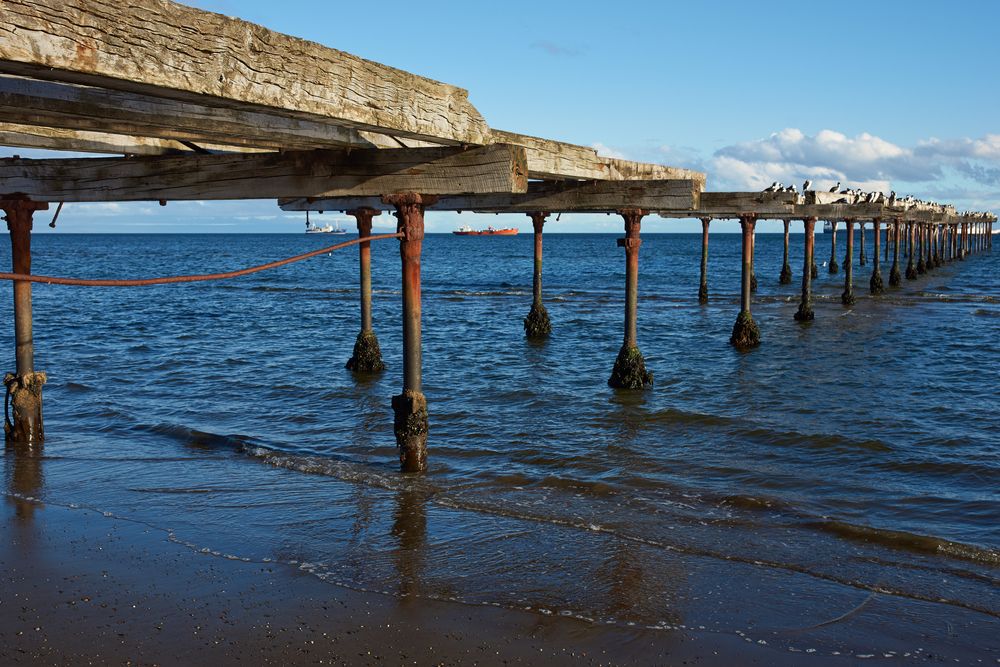 former pier along Waterfront Promenade