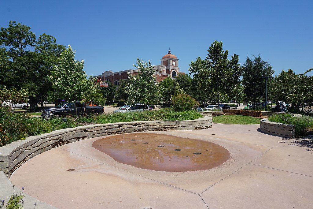 View of Wayne Ferguson Plaza