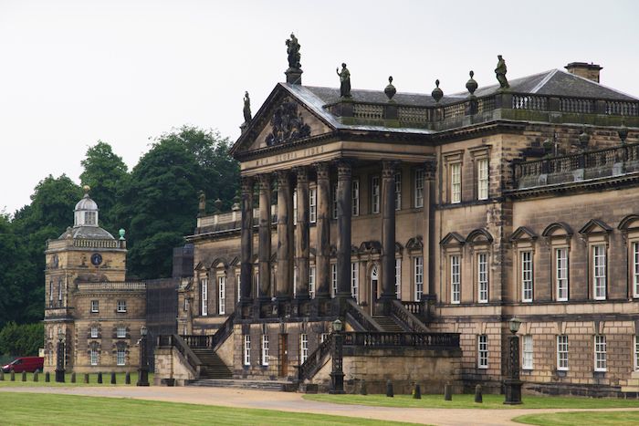 Side view of Wentworth Woodhouse exterior