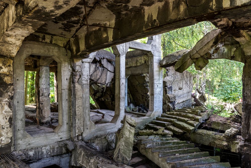 Ruins in Westerplatte