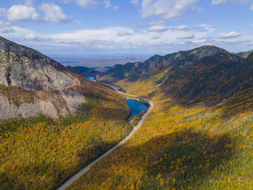 White Mountain National Forest during fall