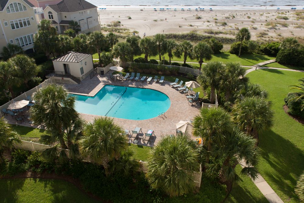 Aerial view of Wild Dunes Resort