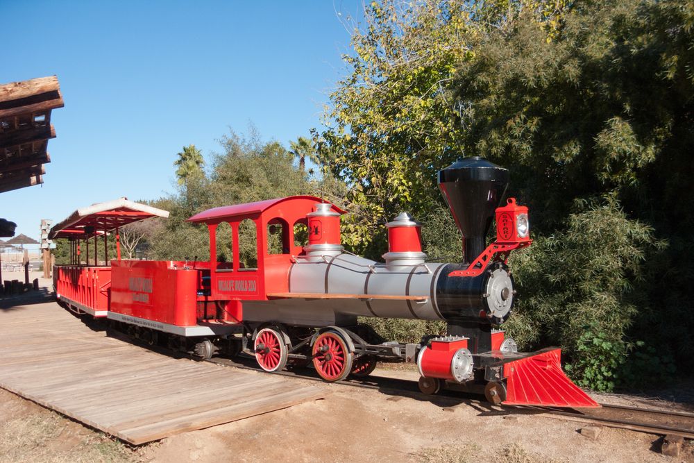 Toy train at Wildlife World Zoo, Aquarium & Safari Park