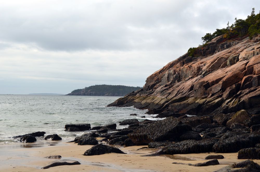 Shoreline of Willard Beach