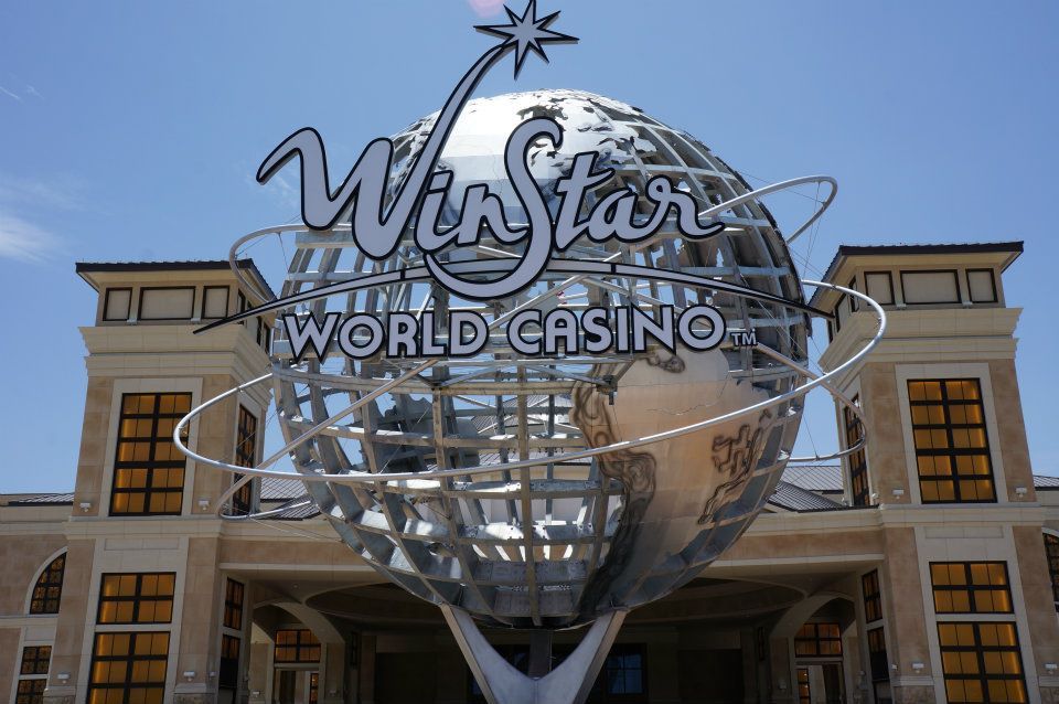 The iconic landmark of WinStar World Casino and Resort.