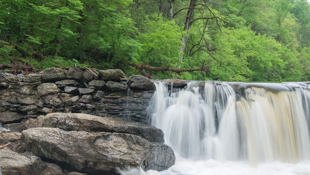 Waterfall at Wissahickon Valley Park