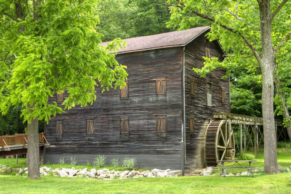 View of Wolf Creek Grist Mill