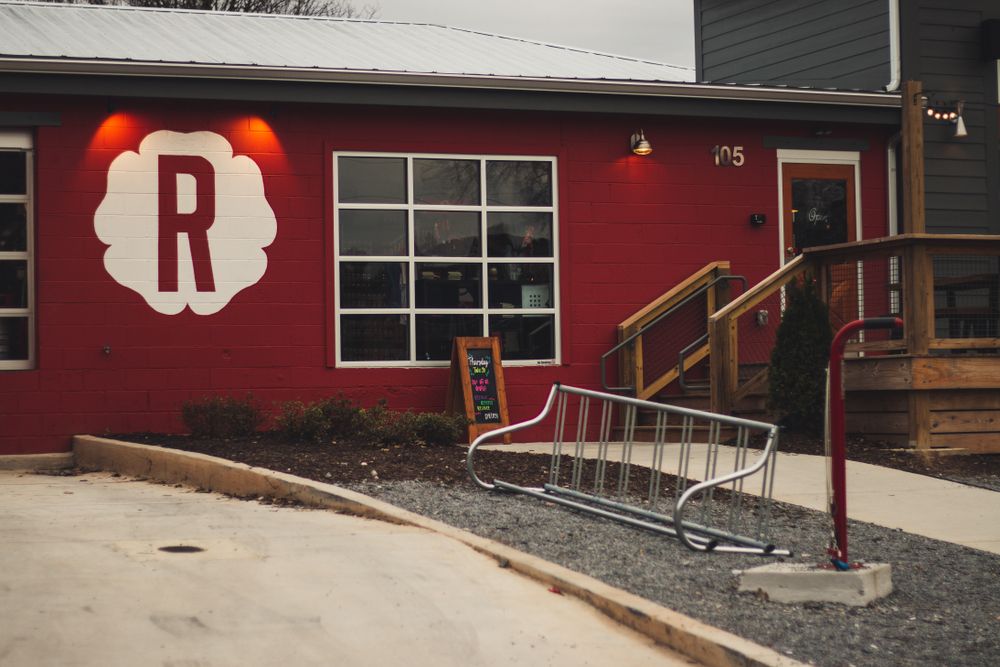Entrance door of a reformation brewery